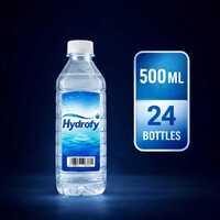 500 Ml Water Bottle - Color: Transparent With Blue Tint