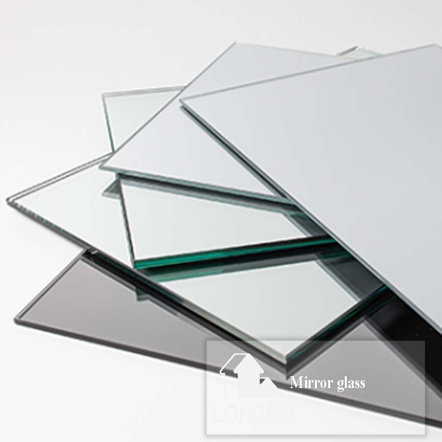 Clear Silver Mirror Glass 3mm 4mm 5mm Thickness for Interior Decoration