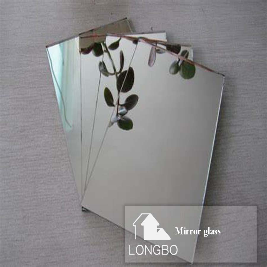 Clear Silver Mirror Glass 3mm 4mm 5mm Thickness for Interior Decoration