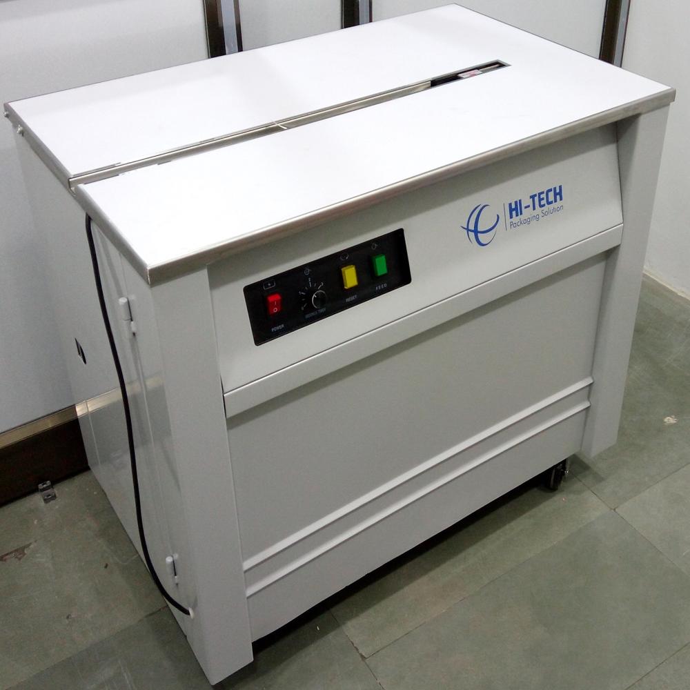 Semi Automatic Box Strapping Machine - Mild Steel, 900x580x750 Mm | 100 Kg Weight, Semi-automatic Operation