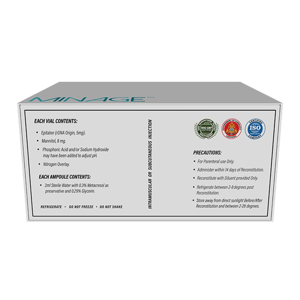 DENIK PHARMA ILLUMINAGE, 5MGX 5 VIALS, EPITALON