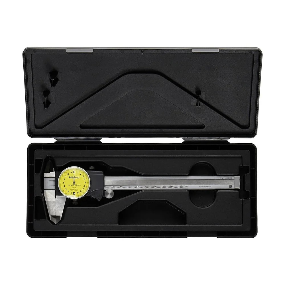 Mitutoyo 150 mm / 6 inch Dial Vernier Caliper 505-730, VC-17