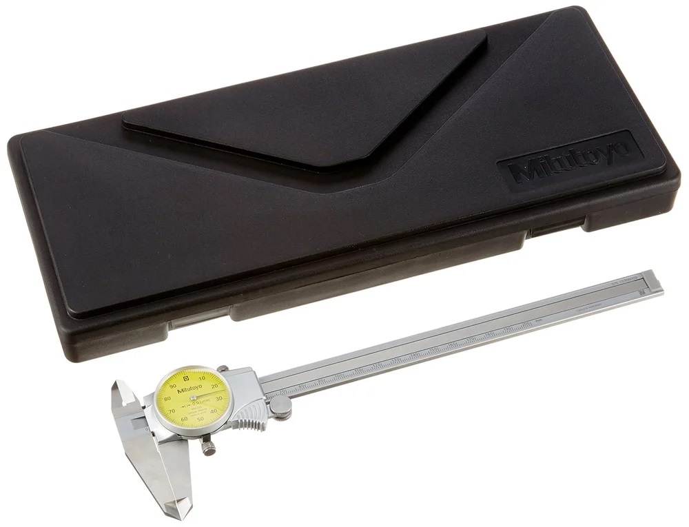 Mitutoyo 505-731 Dial Vernier Caliper 0-200mm, Vc-18