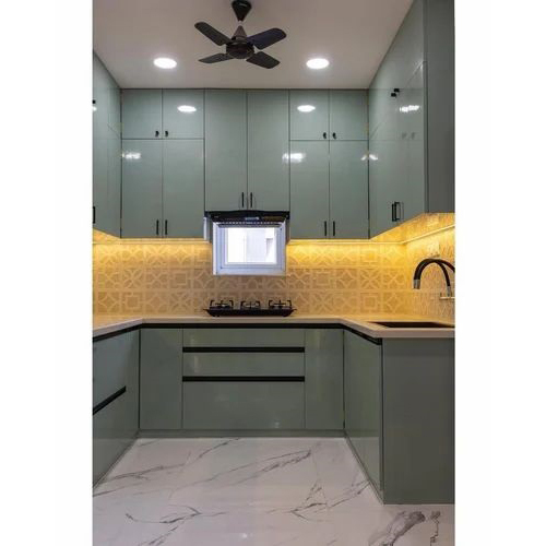 Acrylic Modular Kitchen