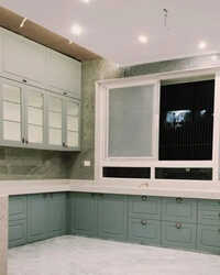 Modular Kitchen With Membrane Shutters