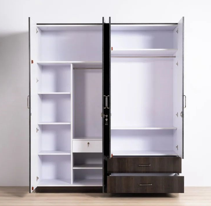 4 Door Wooden Wardrobe