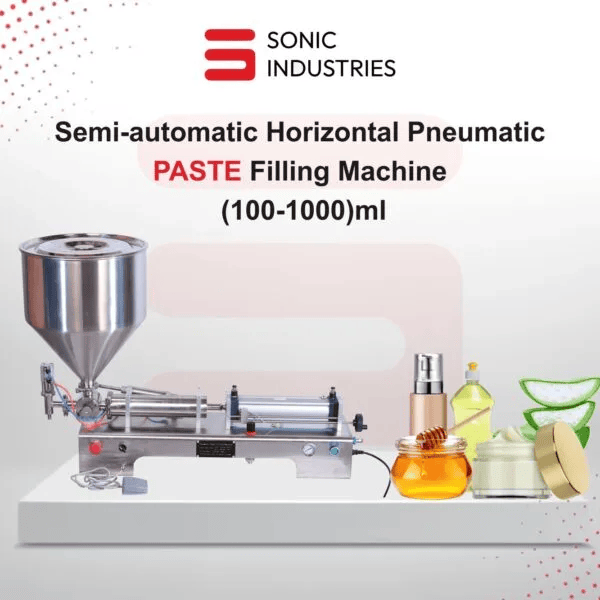 Pnemautic Paste filling Machine Single head  100 to 1000 ML