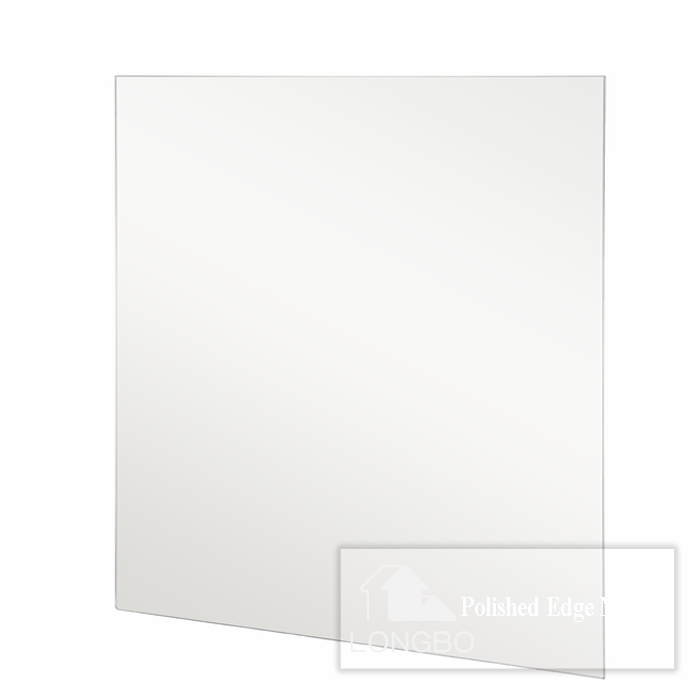 Beveled Edge Mirror /Rough Polished Edge  Mirror with Adhesive Backing