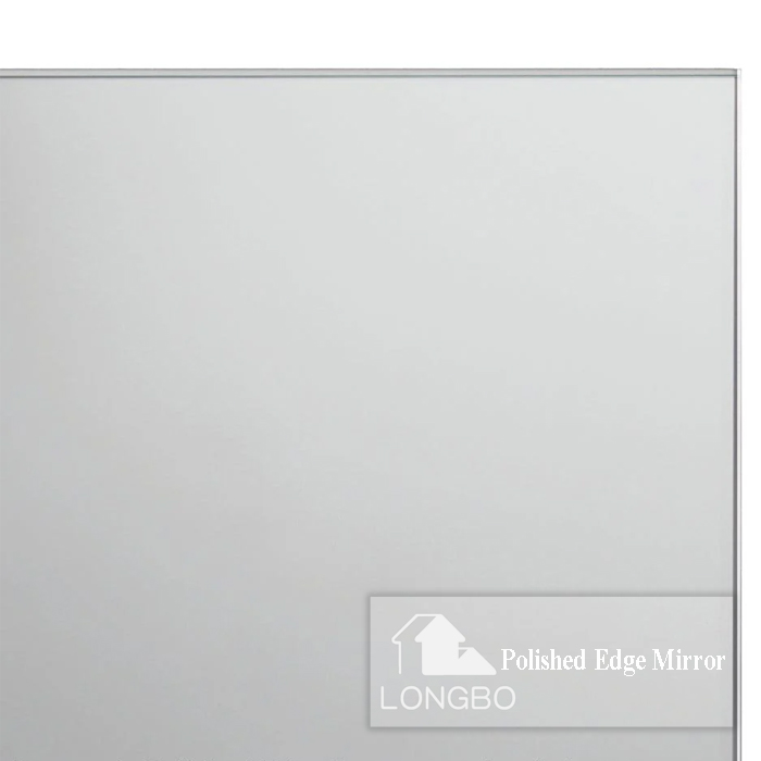 Beveled Edge Mirror /Rough Polished Edge  Mirror with Adhesive Backing