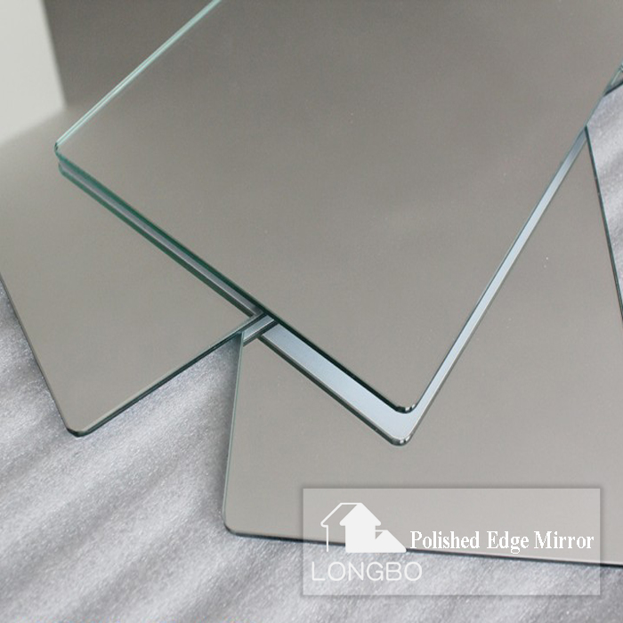 Beveled Edge Mirror /Rough Polished Edge  Mirror with Adhesive Backing