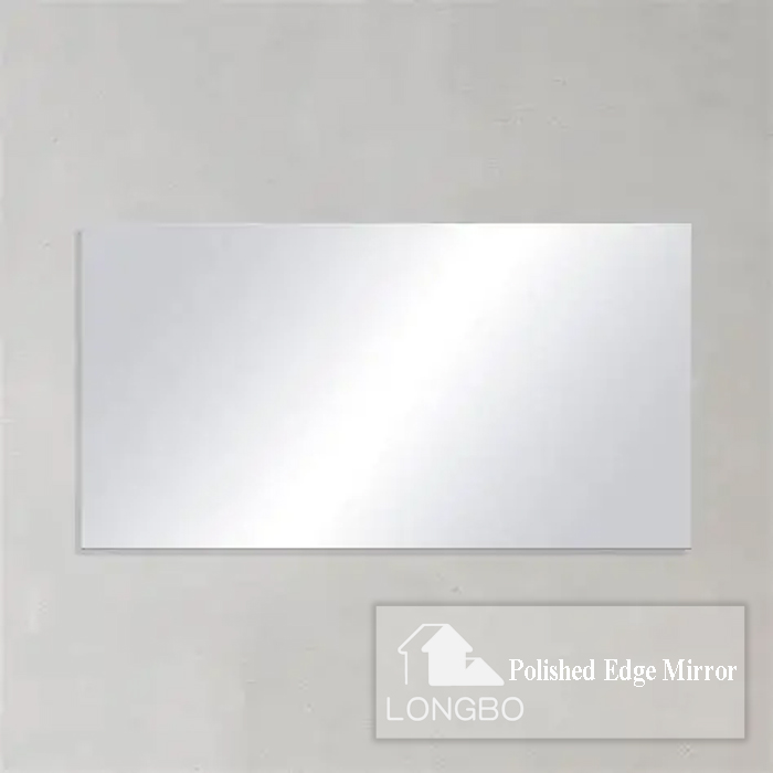 Beveled Edge Mirror /Rough Polished Edge  Mirror with Adhesive Backing