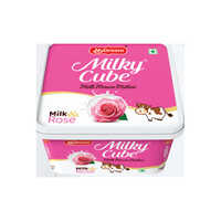 Milky Cube Rose Container