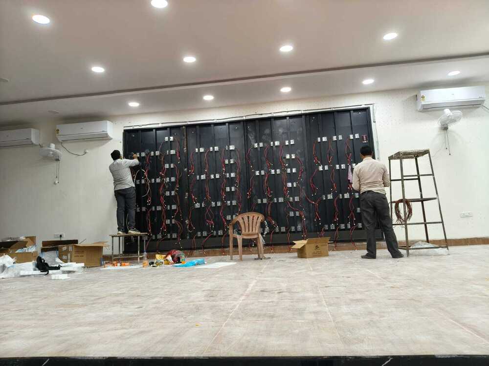 Auditorium LED Screen Installation