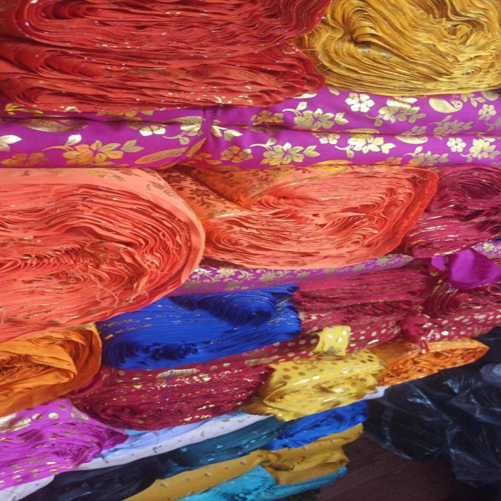 Roto Foil Fabric for Mandap Tent Decoration with High Gloss Metallic Finish and Premium Look