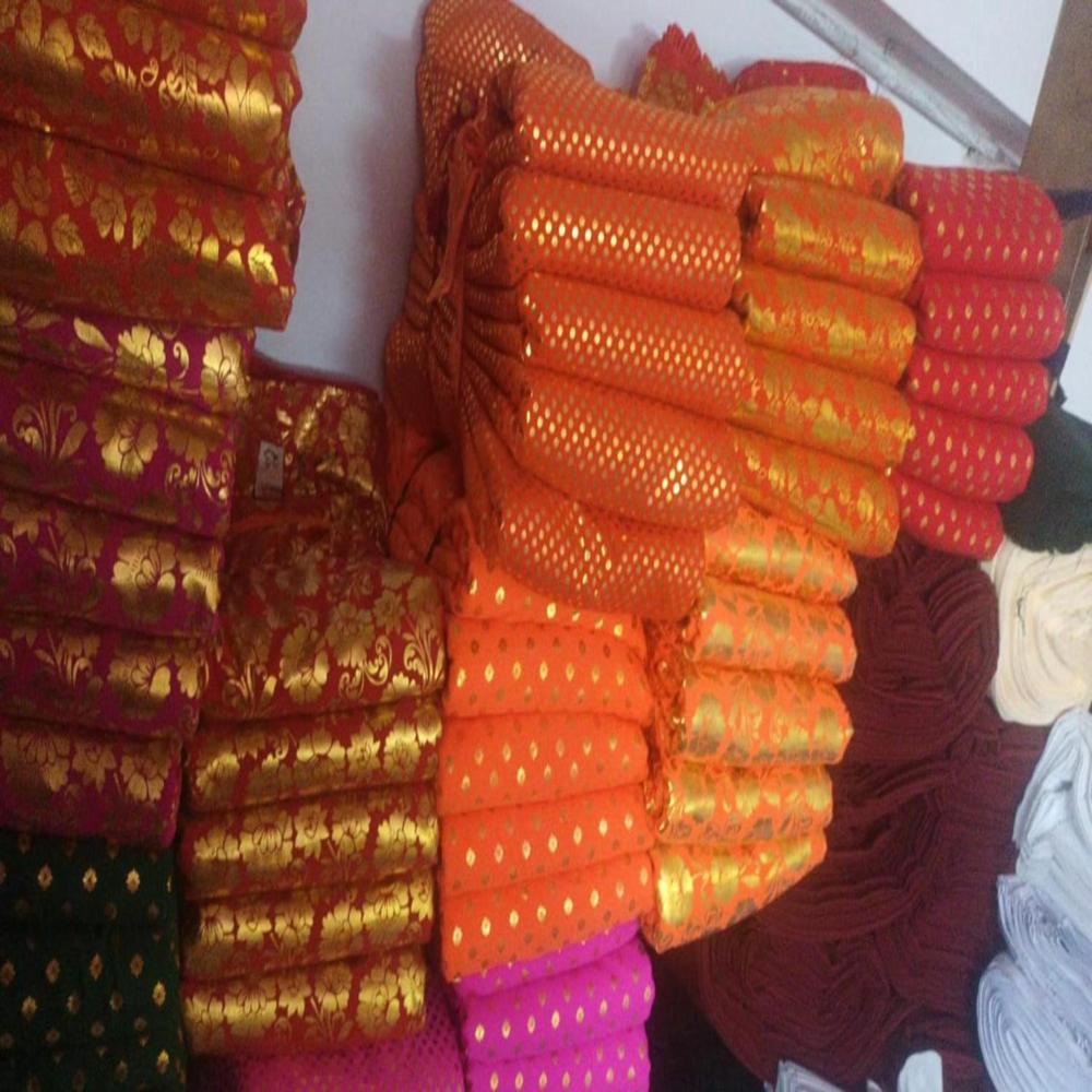 Roto Foil Fabric for Mandap Tent Decoration with High Gloss Metallic Finish and Premium Look