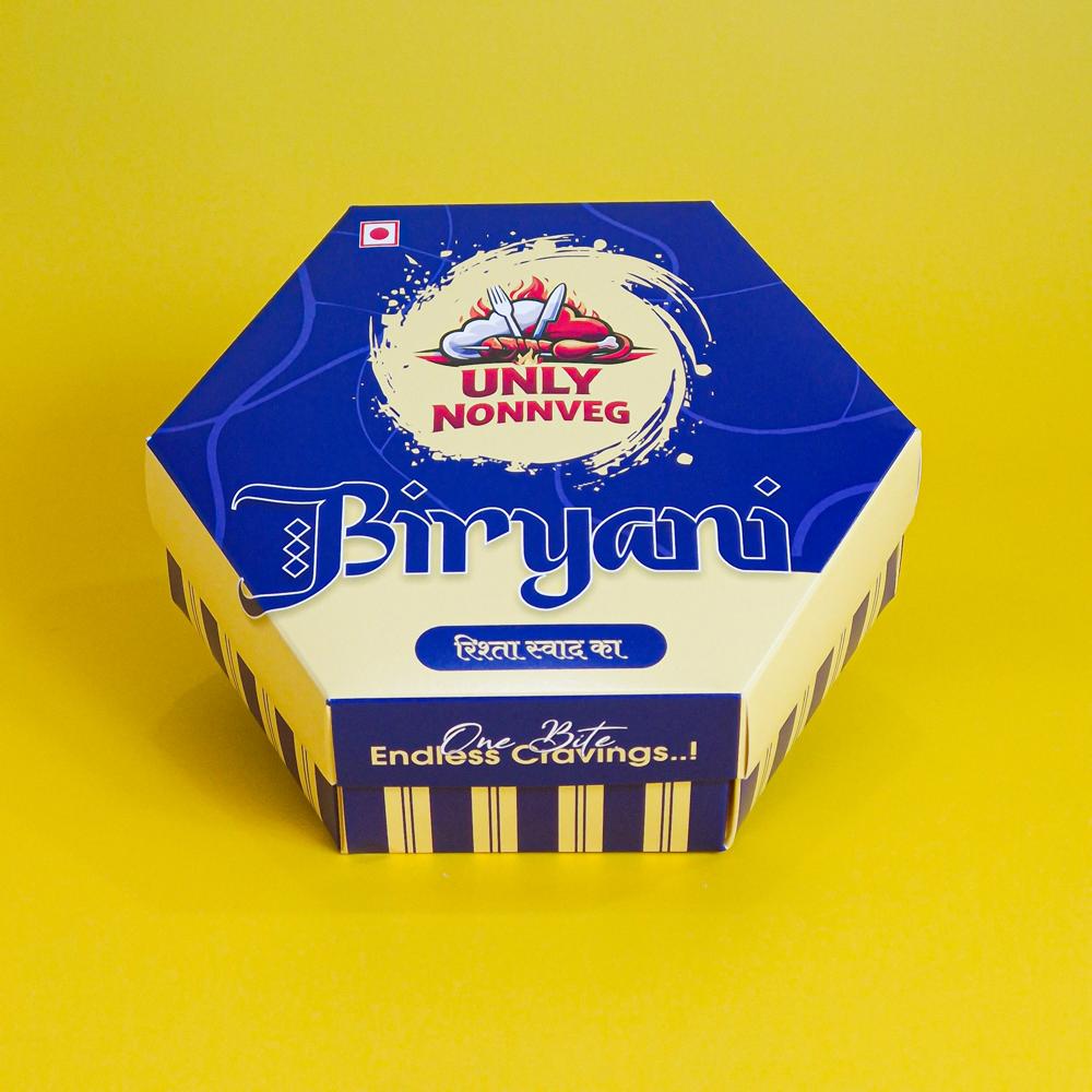 Hexagon Biryani Box Viral Biryani Box