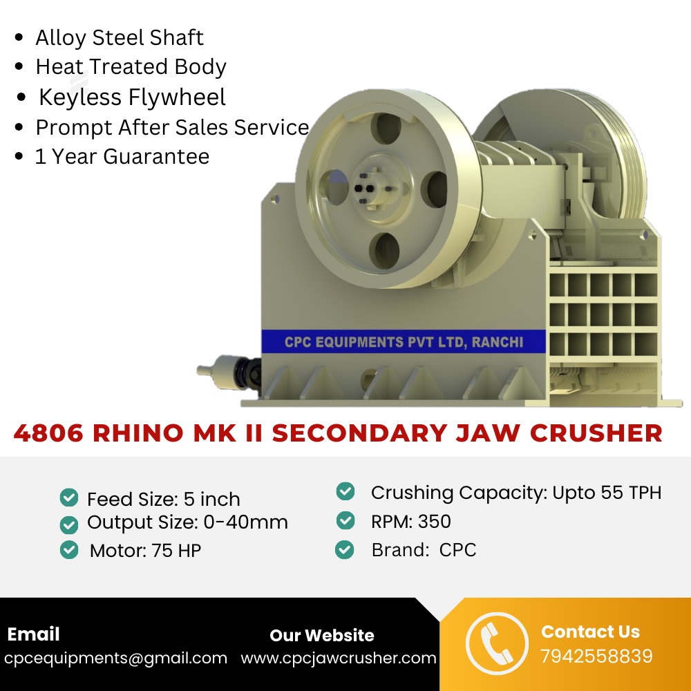 4806 Stone Crusher - Automatic Grade: Semi-automatic
