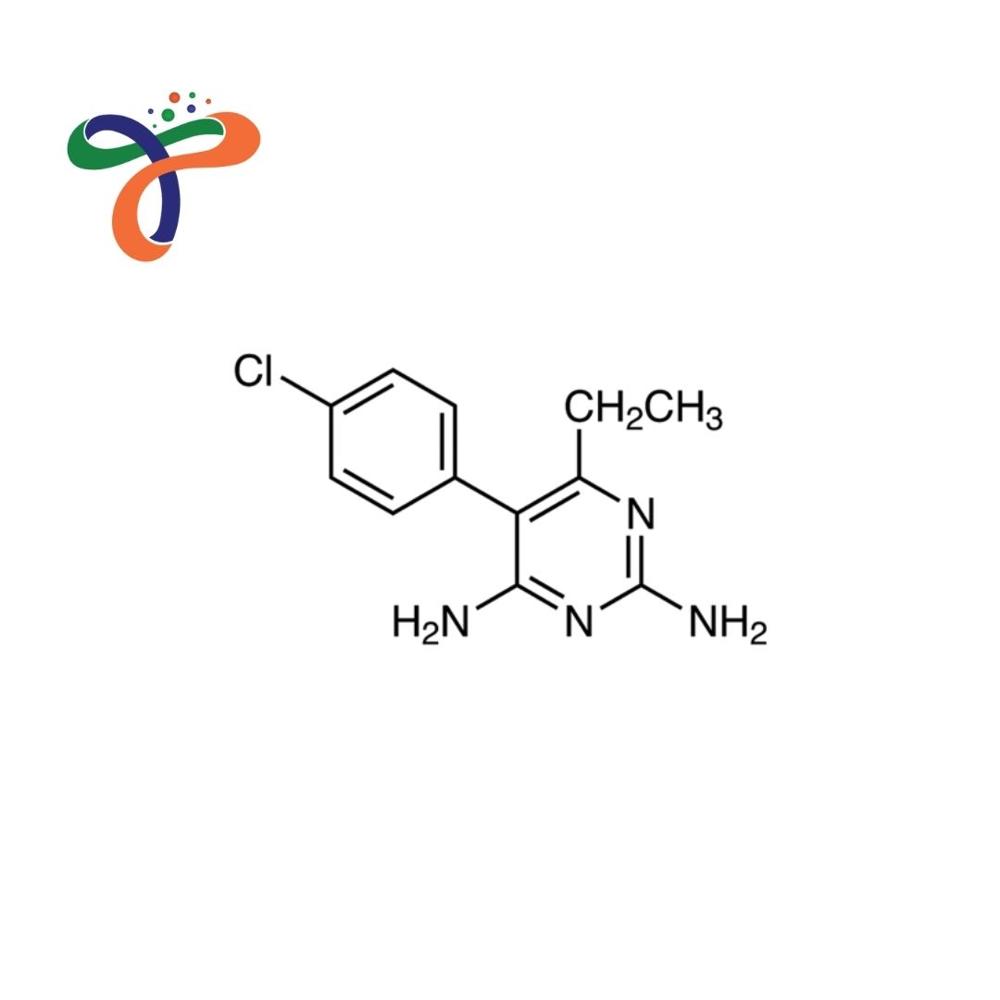 Pyrimethamine (58-14-0) (C12H13ClN4)