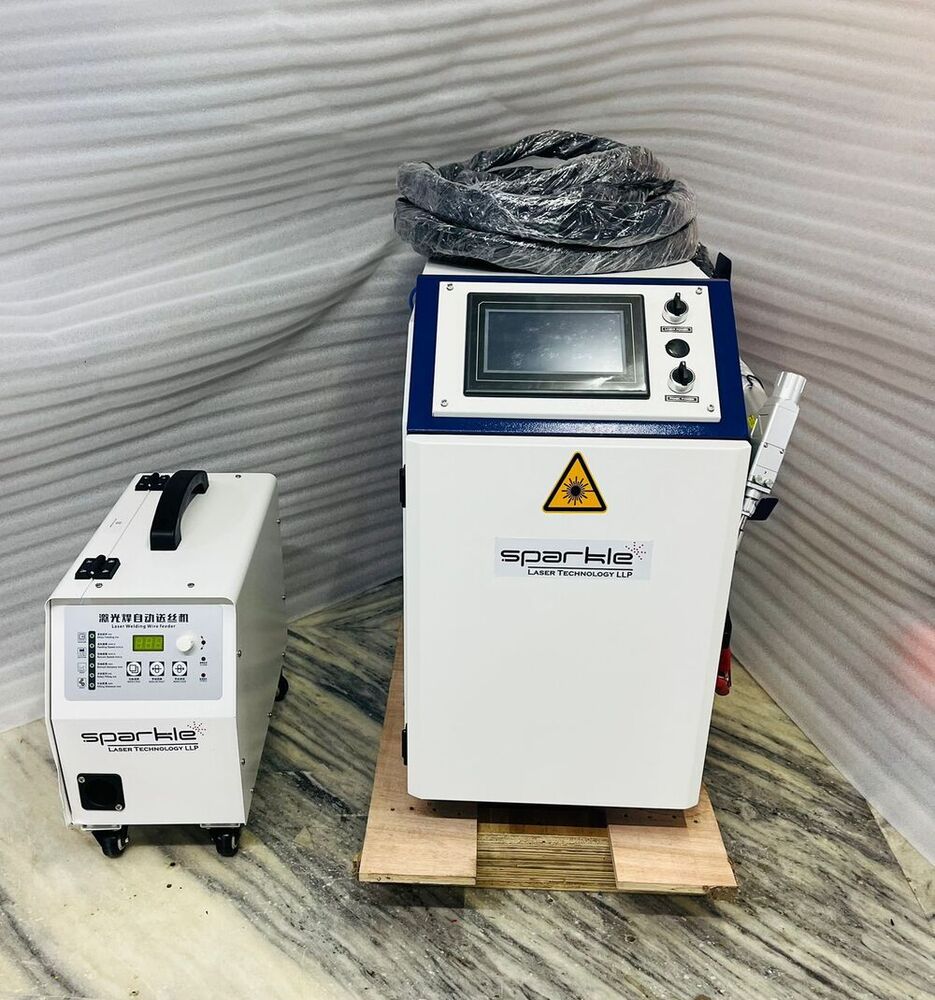 3 In 1 Laser Welding Cutting Cleaning Machine - Color: Blue