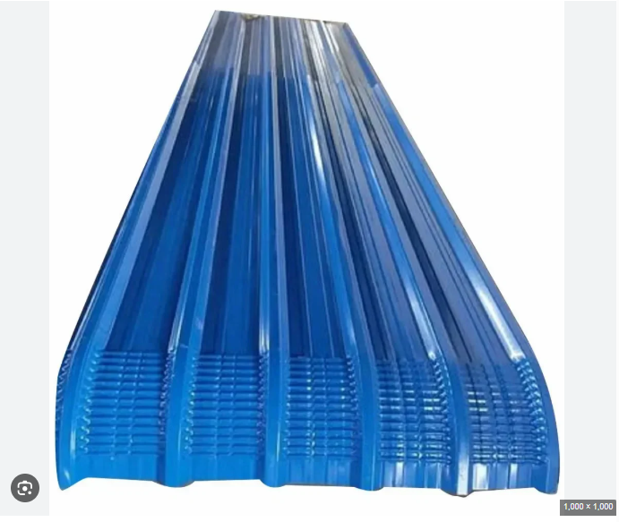 Galvanized Iron Roofing Sheet - Color: Silver/grey