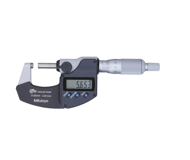 Mitutoyo 293-821-30 Digimatic Micrometer Digital Micrometers (0-25mm), MM-03