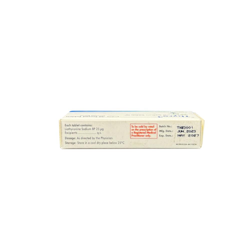 ALPHA PHARMA THYRO3, T3 25MCG