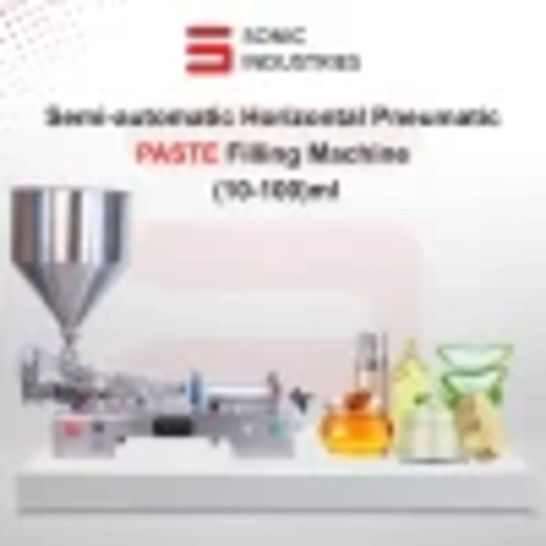 Pnemautic Paste filling Machine Double head  10 to 100 ML