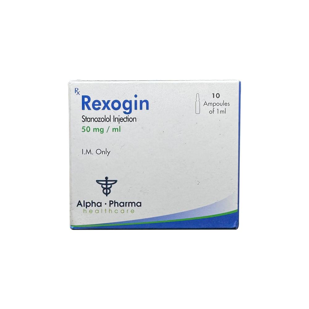 ALPHA PHARMA REXOGIN, STANOZOLOL 50MG/ML, WINSTROL, AMPOULES