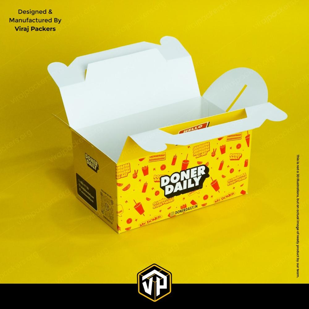 Handle Fried Chicken Box Fried Chicken Packaging - Coating Type: Aqueous Coating