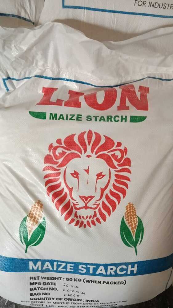 Industrial Grade White Maize Starch Powder For Food Manufacturer