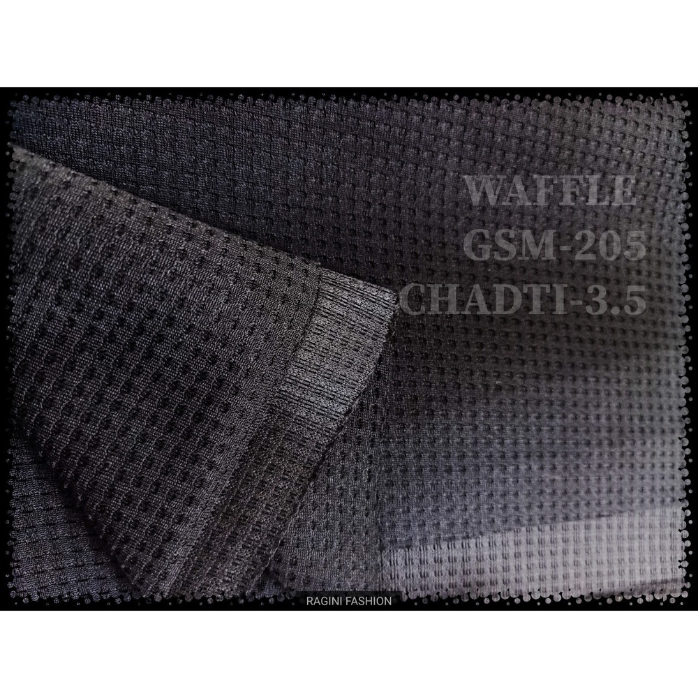 Wafflw With Lycra Fabric