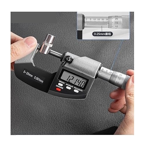 True Sense 0-25 MM Digital Micrometer Screw Gauge, MM-06