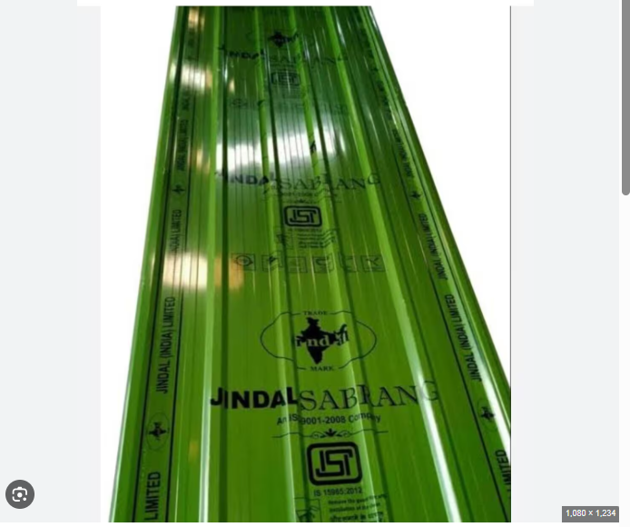 Jindal Sabrang Max Roofing Sheet - Color: Different Available