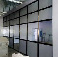 Strongview Fixed Panel Aluminium Partition With Door