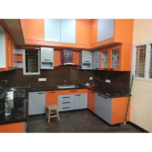 Pure Aluminium Modular Kitchen