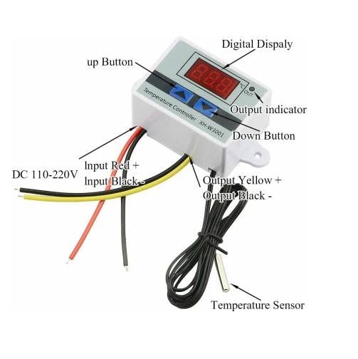 True Sense Digital Temperature Controller, XH-W3001