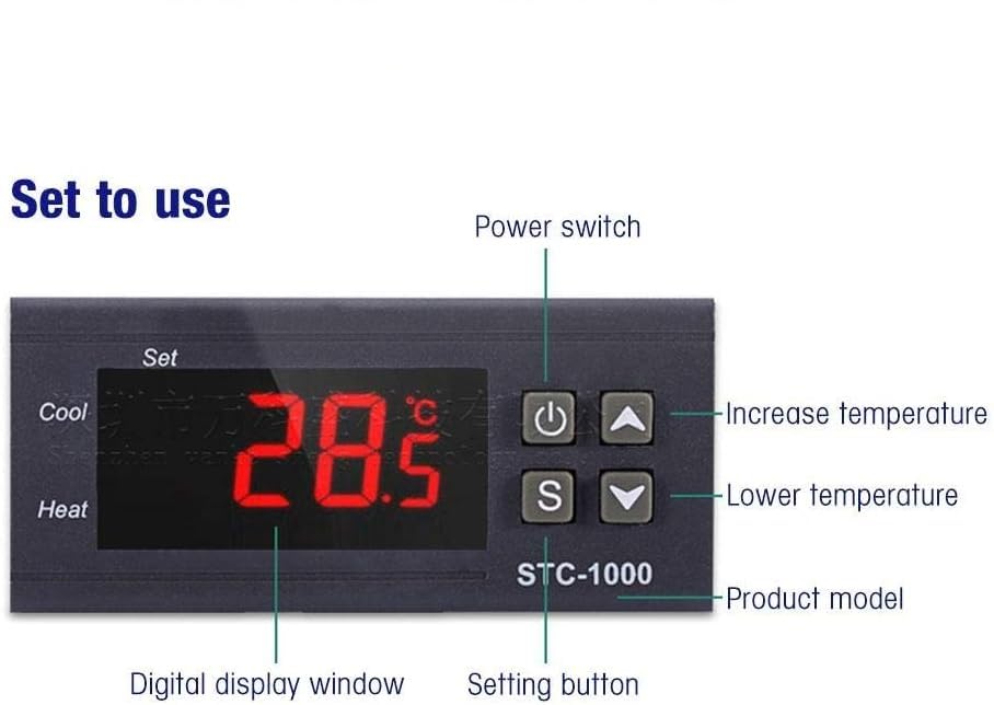 True Sense On-Off Digital Temperature Controller, STC-1000