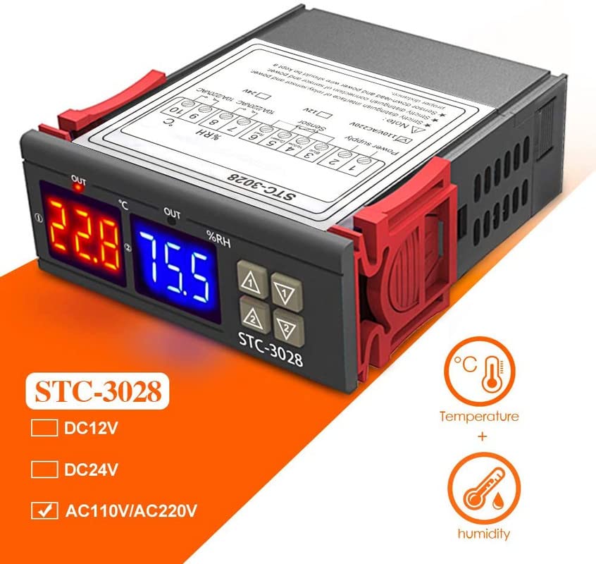 True Sense Temperature Humidity Controller Meter, STC-3028