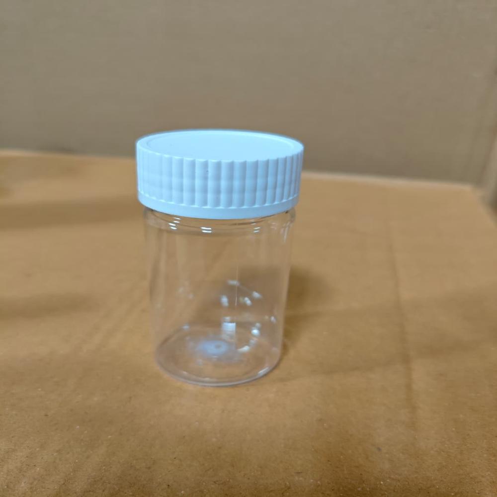 60 CC container clear bottle