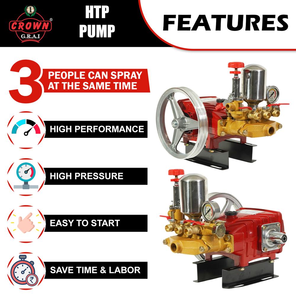 Crown Pump Htp 80 Power Sprayer - General Use: Agriculture