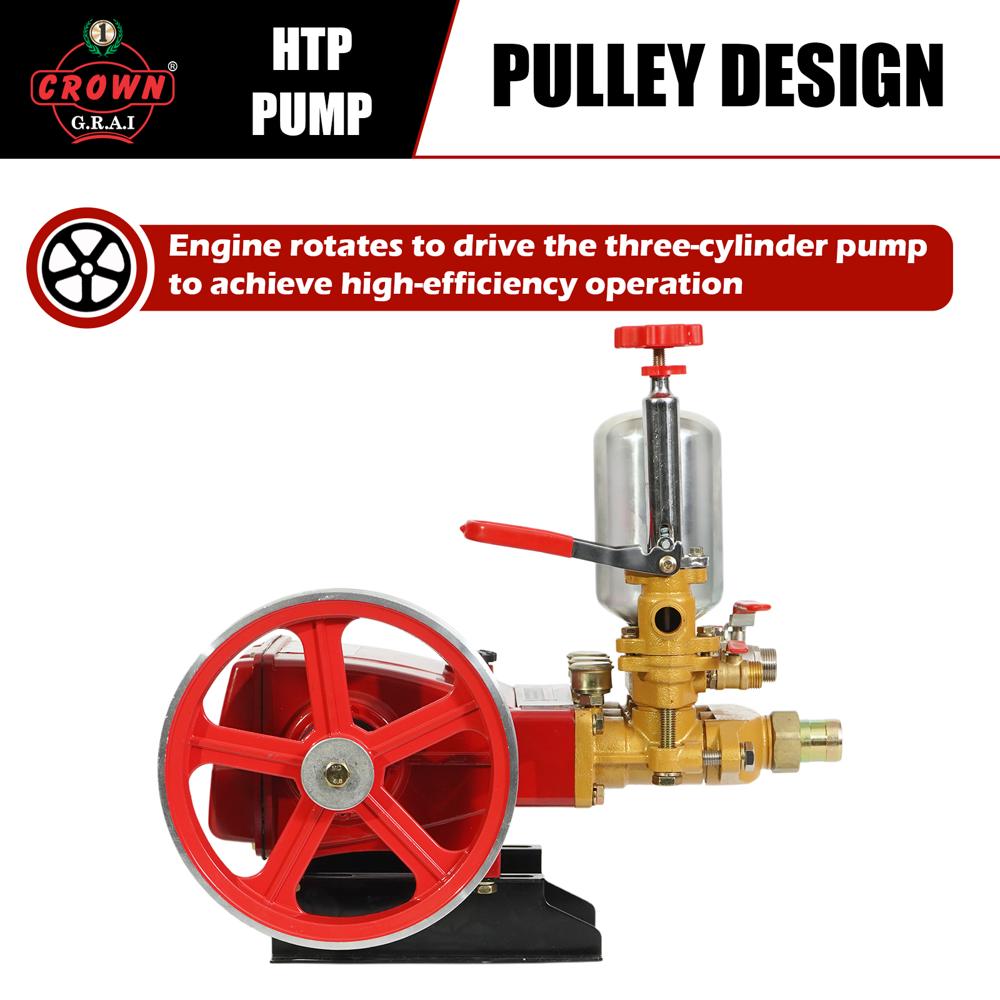 Crown Pump Htp 120 Power Sprayer - Color: Red & Silver