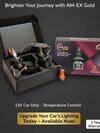 110w Am-ex Gold Car Led Headlight - Voltage: 12v