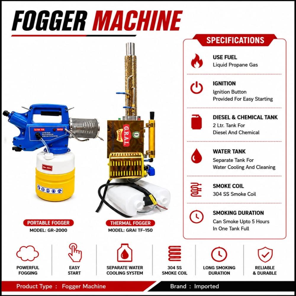 Crown Thermal Fogging Machine - Automation Grade: Semi-Automatic