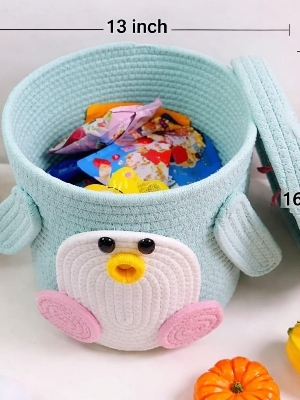 Handcrafted jute basket