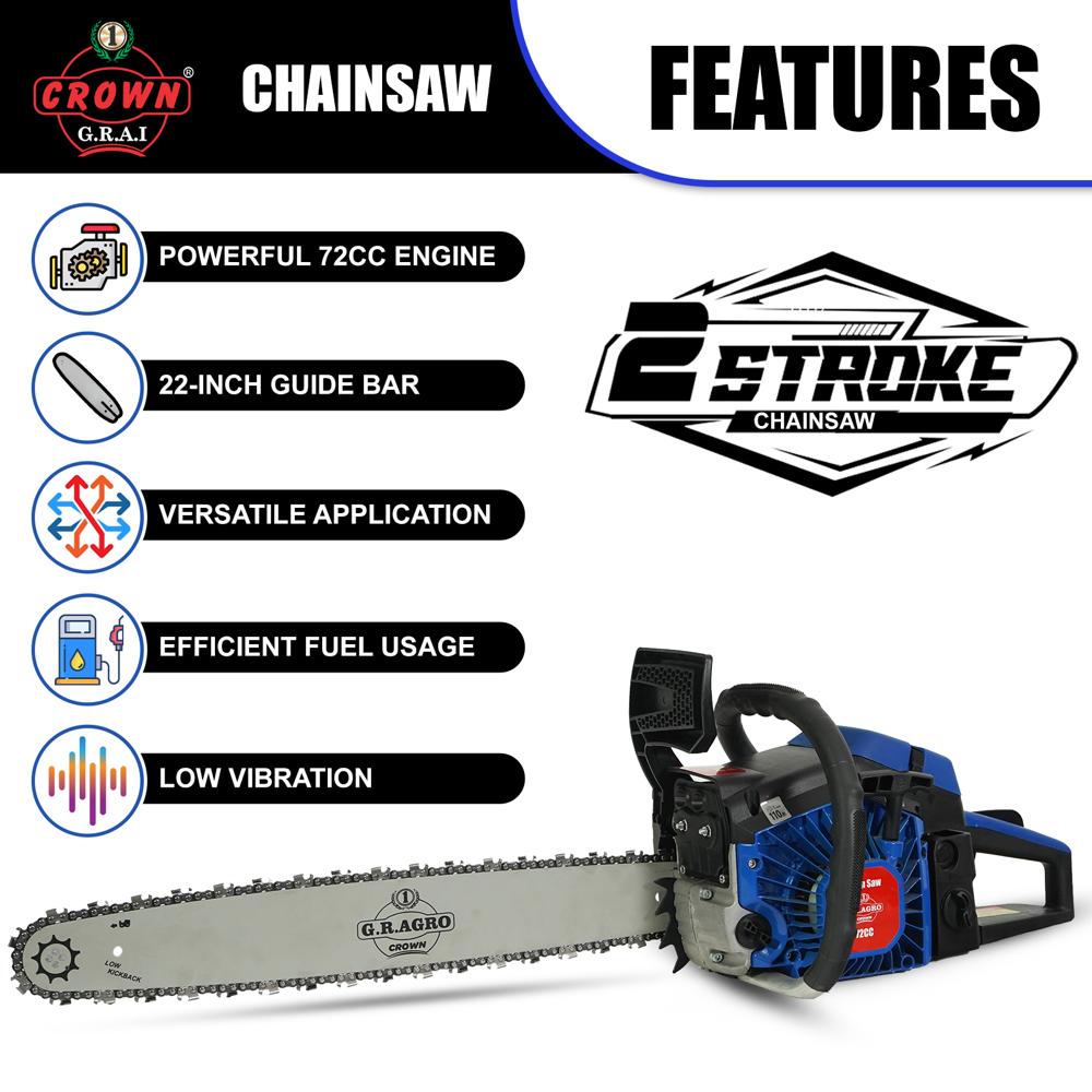 72 CC Petrol Chain Saw