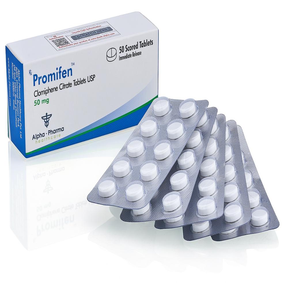 ALPHA PHARMA PROMIFEN, CLOMID, 50MG, 50 TABS