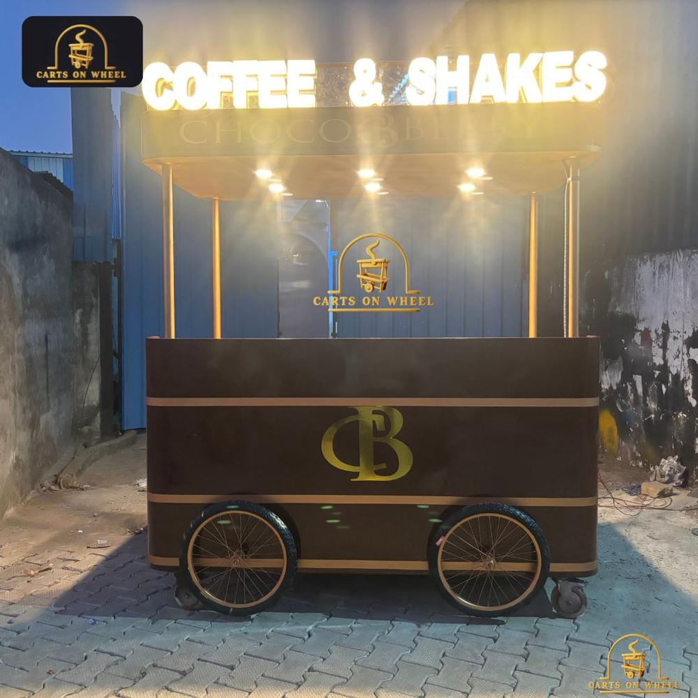 Choco Shakes Push Cart by Carts on Wheel
