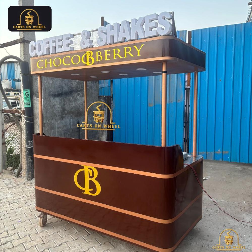 Choco Shakes Push Cart by Carts on Wheel