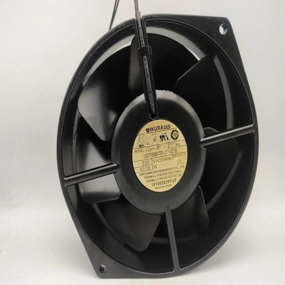 IKURA 1351-107 US7556M-TP-0T1-C10 220V AC 40/36W 17251mm Ball Bearing Industrial Axial Cooling Fan