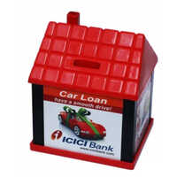 Promotional Money Box - High-grade Plastic, Round, Multi-color, Removable Base Cap, Custom Logo Printing